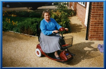 Mum On Scooter